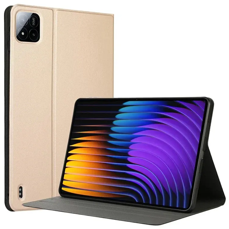 For Xiaomi Pad 7 Pro / Pad 7 Case PU Leather Folding Stand Tablet Protective Cover