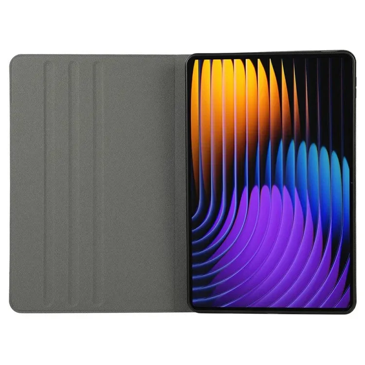 For Xiaomi Pad 7 Pro / Pad 7 Case PU Leather Folding Stand Tablet Protective Cover