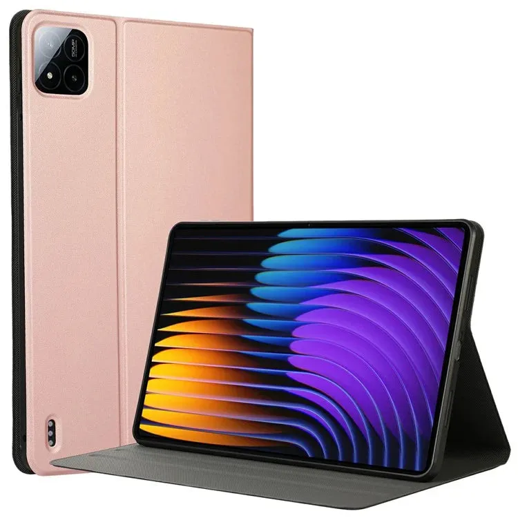For Xiaomi Pad 7 Pro / Pad 7 Case PU Leather Folding Stand Tablet Protective Cover