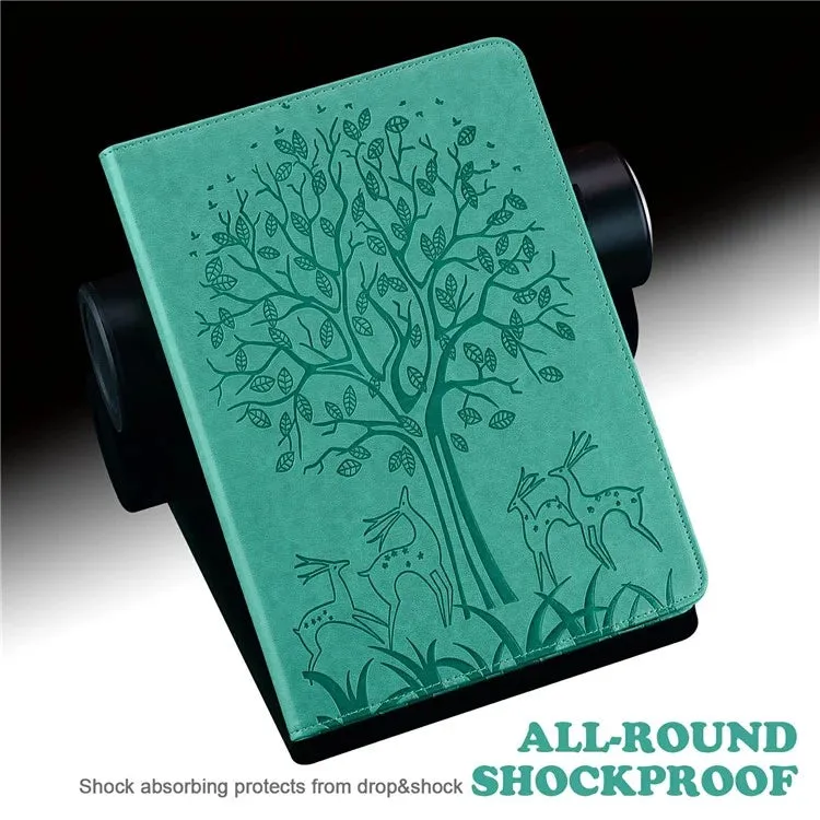 For Xiaomi Pad 7 Pro  /  Pad 7 Case PU Leather Stand Tree Deer Pattern Tablet Cover