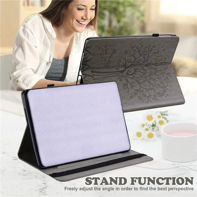 For Xiaomi Pad 7 Pro  /  Pad 7 Case PU Leather Stand Tree Deer Pattern Tablet Cover