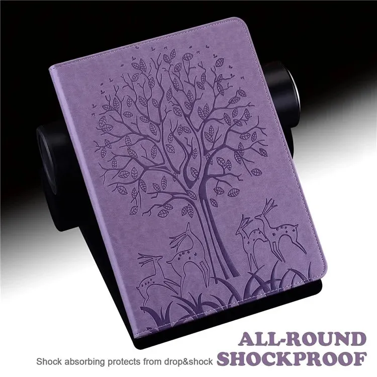 For Xiaomi Pad 7 Pro  /  Pad 7 Case PU Leather Stand Tree Deer Pattern Tablet Cover