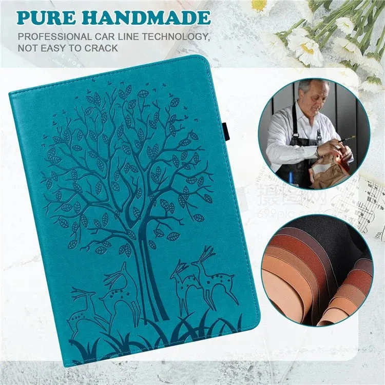 For Xiaomi Pad 7 Pro  /  Pad 7 Case PU Leather Stand Tree Deer Pattern Tablet Cover