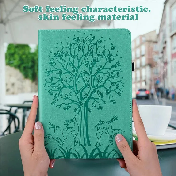 For Xiaomi Pad 7 Pro  /  Pad 7 Case PU Leather Stand Tree Deer Pattern Tablet Cover
