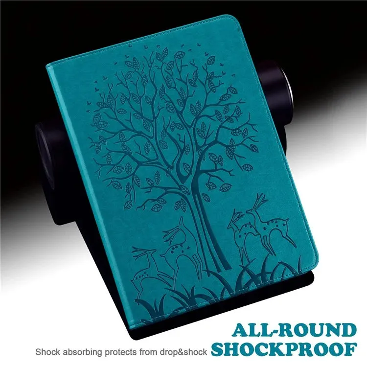 For Xiaomi Pad 7 Pro  /  Pad 7 Case PU Leather Stand Tree Deer Pattern Tablet Cover