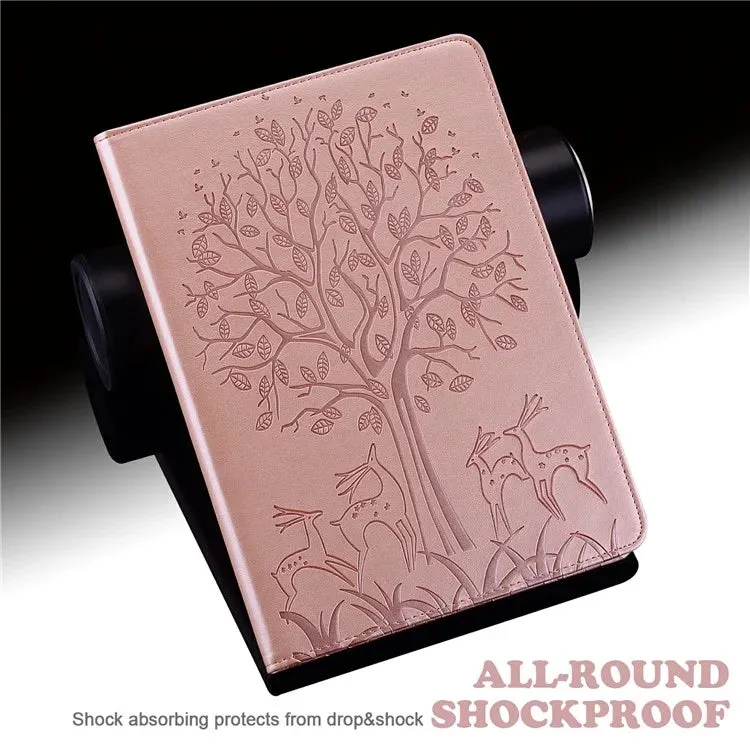 For Xiaomi Pad 7 Pro  /  Pad 7 Case PU Leather Stand Tree Deer Pattern Tablet Cover
