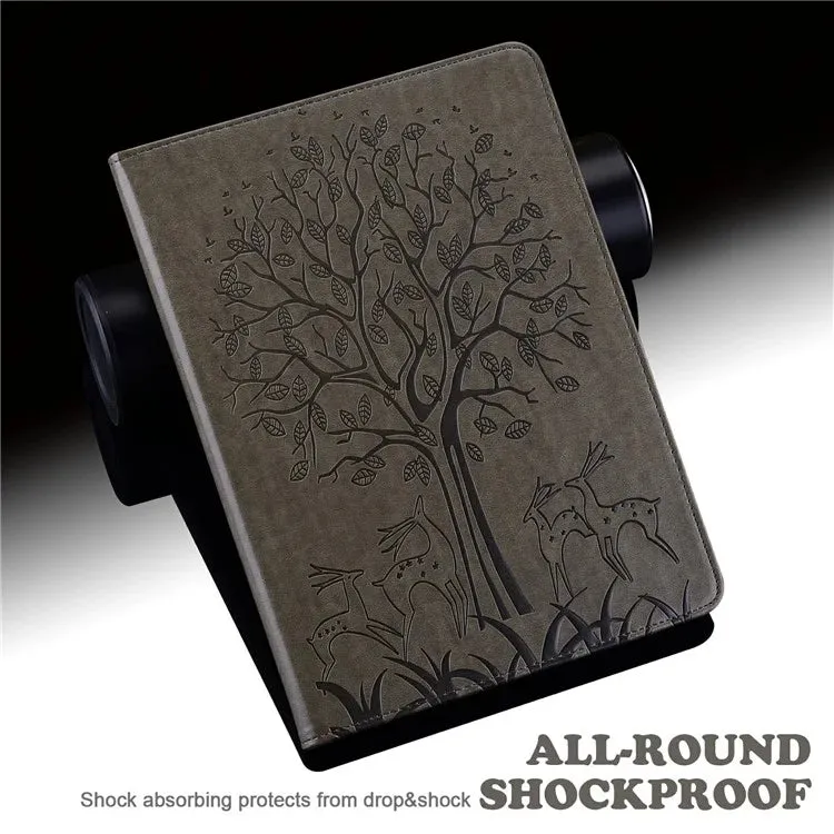 For Xiaomi Pad 7 Pro  /  Pad 7 Case PU Leather Stand Tree Deer Pattern Tablet Cover