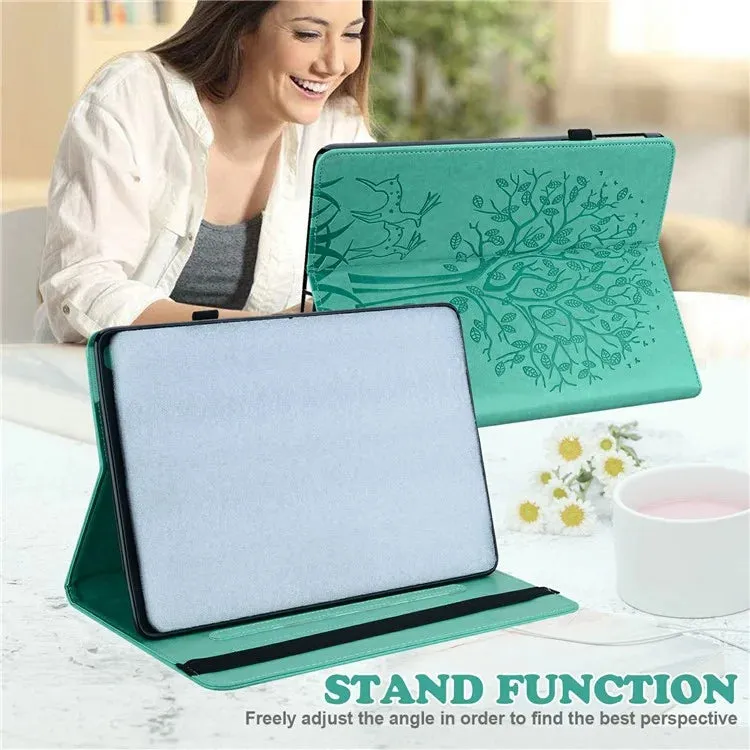 For Xiaomi Pad 7 Pro  /  Pad 7 Case PU Leather Stand Tree Deer Pattern Tablet Cover