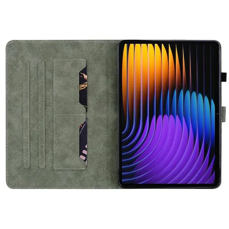 For Xiaomi Pad 7 Pro  /  Pad 7 Cases Tiger Imprint Anti