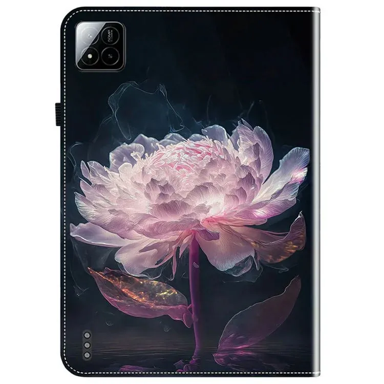 For Xiaomi Pad 7 Pro  /  Pad 7 Leather Case Pattern Printed Stand Tablet Cover with Card Slots