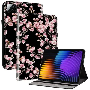 For Xiaomi Pad 7 Pro  /  Pad 7 Leather Case Pattern Printed Stand Tablet Cover with Card Slots