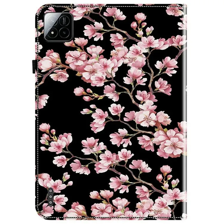 For Xiaomi Pad 7 Pro  /  Pad 7 Leather Case Pattern Printed Stand Tablet Cover with Card Slots