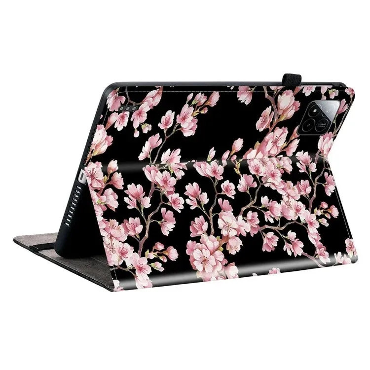 For Xiaomi Pad 7 Pro  /  Pad 7 Leather Case Pattern Printed Stand Tablet Cover with Card Slots