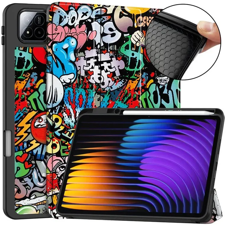 For Xiaomi Pad 7 Pro  /  Pad 7 Tablet Case Pattern Printing Tri