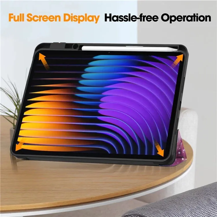 For Xiaomi Pad 7 Pro  /  Pad 7 Tablet Case Pattern Printing Tri