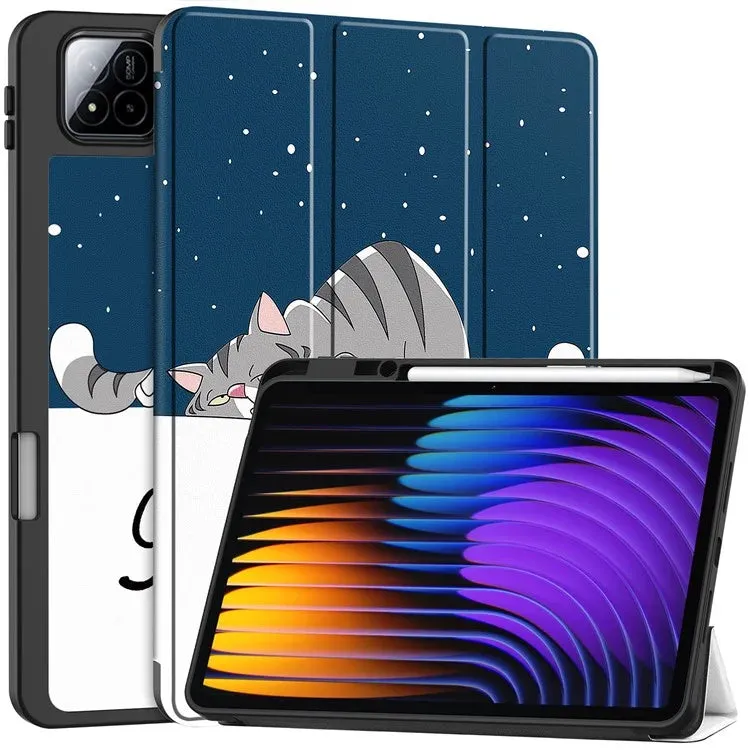 For Xiaomi Pad 7 Pro  /  Pad 7 Tablet Case Pattern Printing Tri