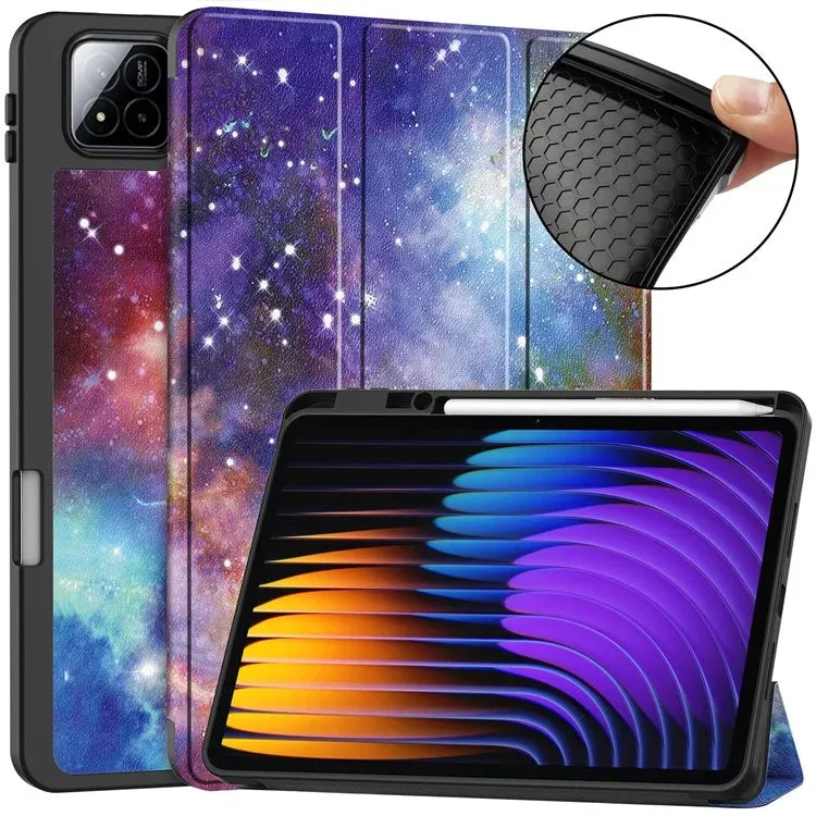 For Xiaomi Pad 7 Pro  /  Pad 7 Tablet Case Pattern Printing Tri