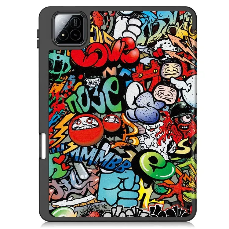 For Xiaomi Pad 7 Pro  /  Pad 7 Tablet Case Pattern Printing Tri