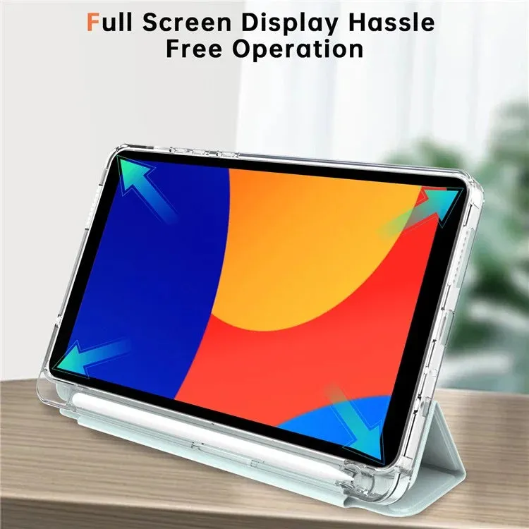 For Xiaomi Redmi Pad SE 4G 8.7 inch Case PU Leather Origami Stand Clear Tablet Cover