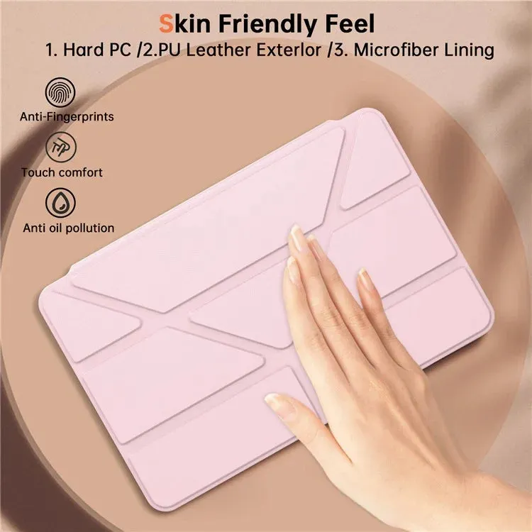 For Xiaomi Redmi Pad SE 4G 8.7 inch Case PU Leather Origami Stand Clear Tablet Cover