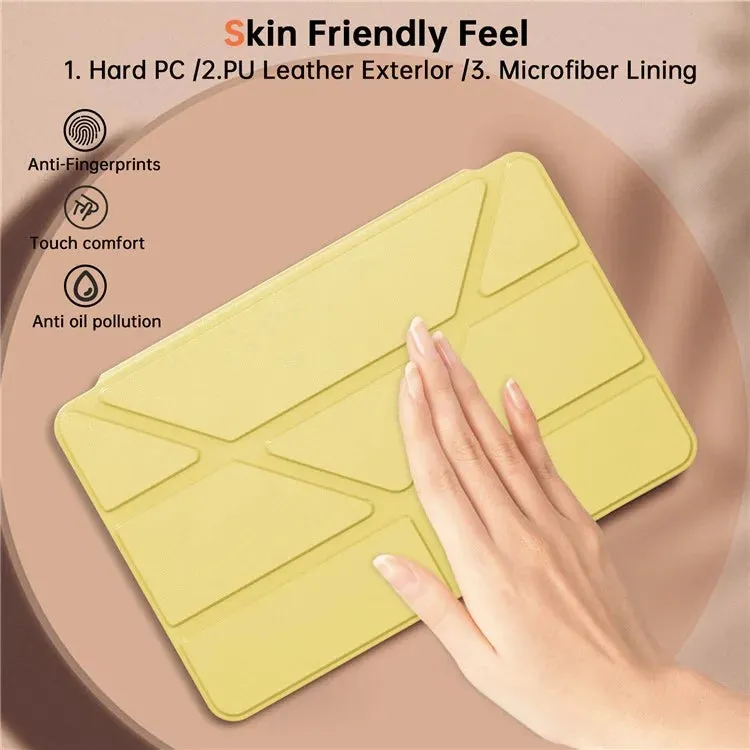For Xiaomi Redmi Pad SE 4G 8.7 inch Case PU Leather Origami Stand Clear Tablet Cover
