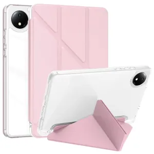 For Xiaomi Redmi Pad SE 4G 8.7 inch Case PU Leather Origami Stand Clear Tablet Cover