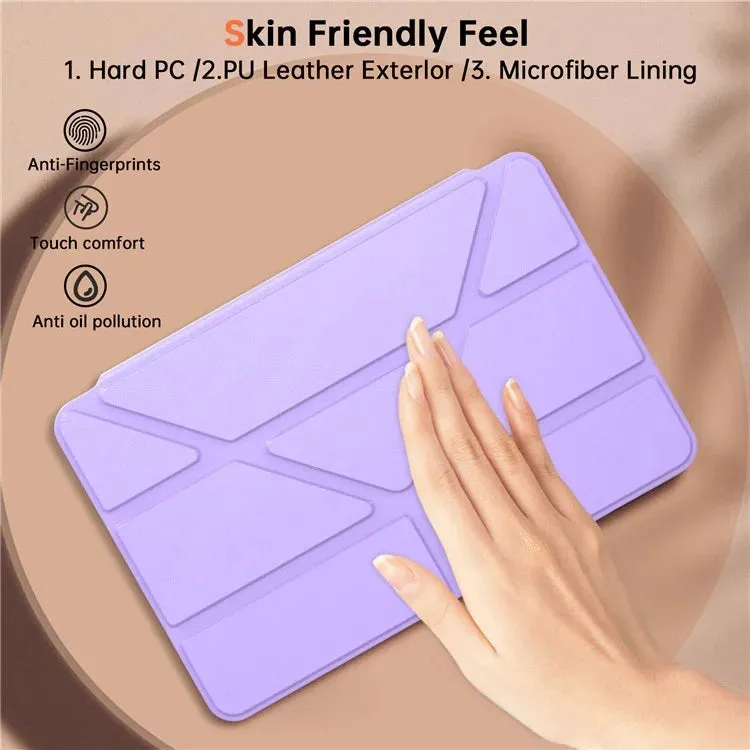 For Xiaomi Redmi Pad SE 4G 8.7 inch Case PU Leather Origami Stand Clear Tablet Cover