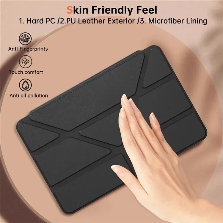 For Xiaomi Redmi Pad SE 4G 8.7 inch Case PU Leather Origami Stand Clear Tablet Cover