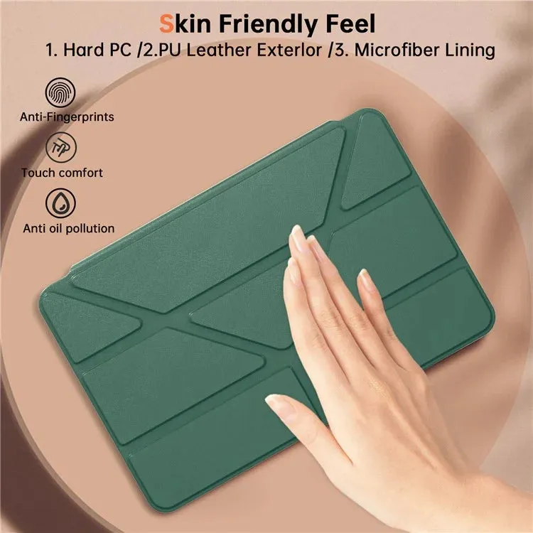For Xiaomi Redmi Pad SE 4G 8.7 inch Case PU Leather Origami Stand Clear Tablet Cover