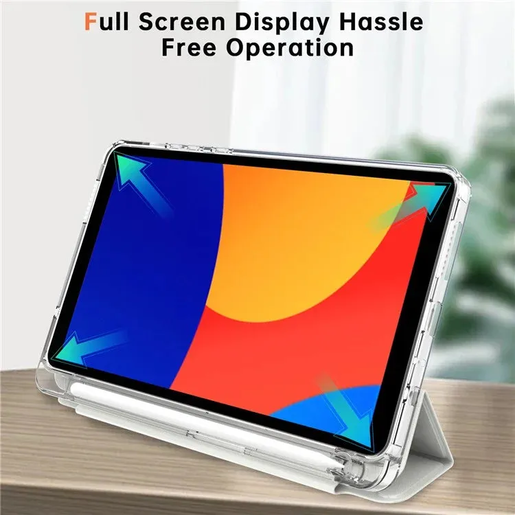 For Xiaomi Redmi Pad SE 4G 8.7 inch Case PU Leather Origami Stand Clear Tablet Cover