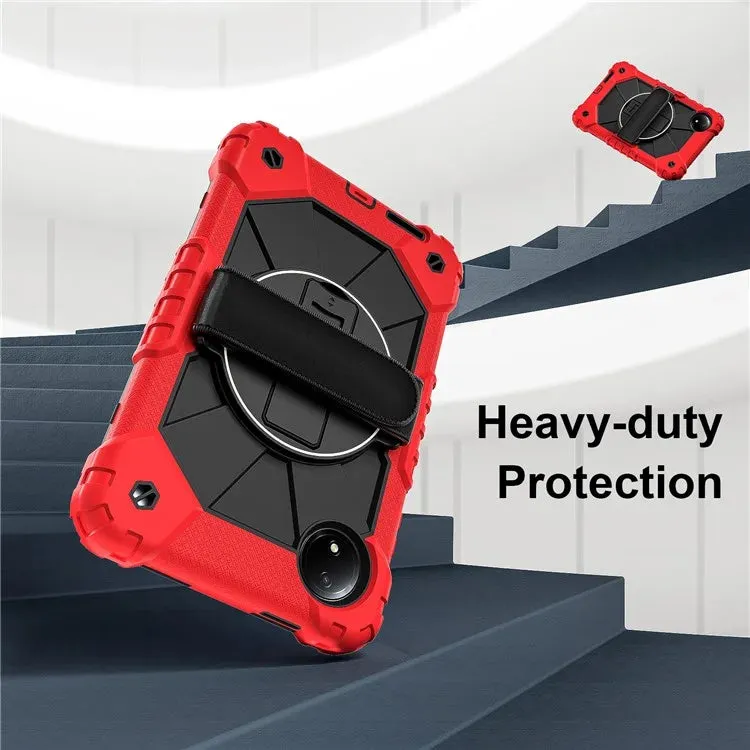For Xiaomi Redmi Pad SE 4G 8.7 inch Case Silicone PC Kickstand Tablet Cover with Handy Strap