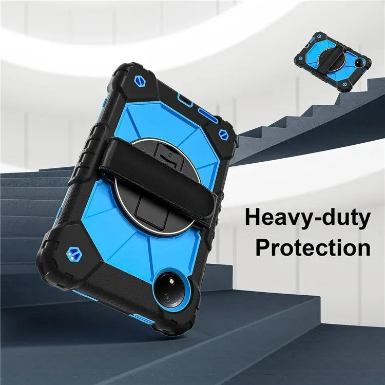 For Xiaomi Redmi Pad SE 4G 8.7 inch Case Silicone PC Kickstand Tablet Cover with Handy Strap