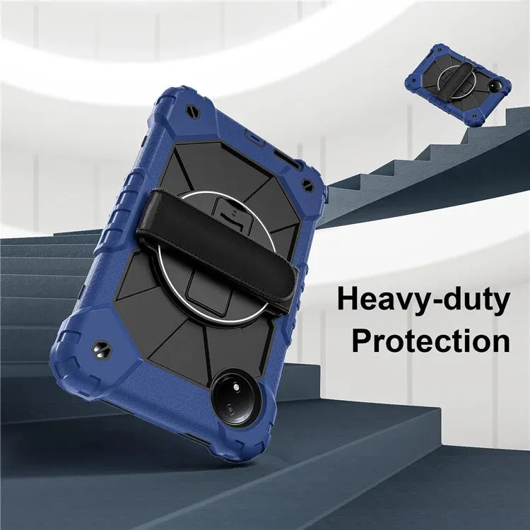 For Xiaomi Redmi Pad SE 4G 8.7 inch Case Silicone PC Kickstand Tablet Cover with Handy Strap