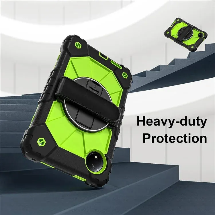 For Xiaomi Redmi Pad SE 4G 8.7 inch Case Silicone PC Kickstand Tablet Cover with Handy Strap