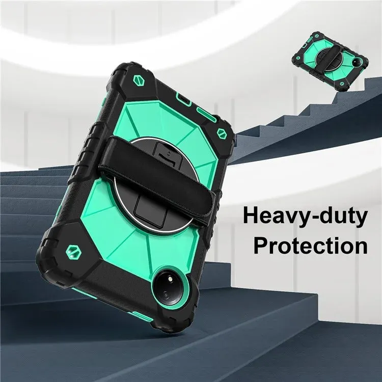 For Xiaomi Redmi Pad SE 4G 8.7 inch Case Silicone PC Kickstand Tablet Cover with Handy Strap