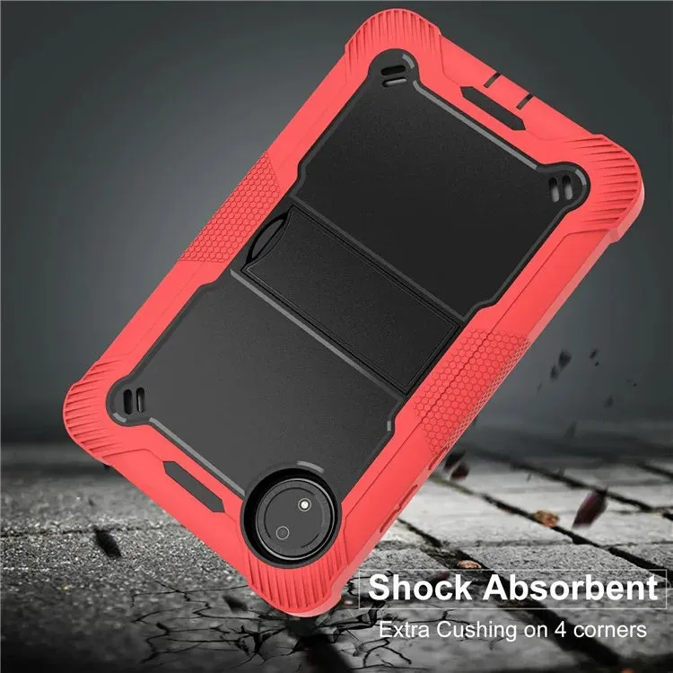For Xiaomi Redmi Pad SE 4G 8.7 inch Case Silicone PC Tablet Protective Cover with Kickstand
