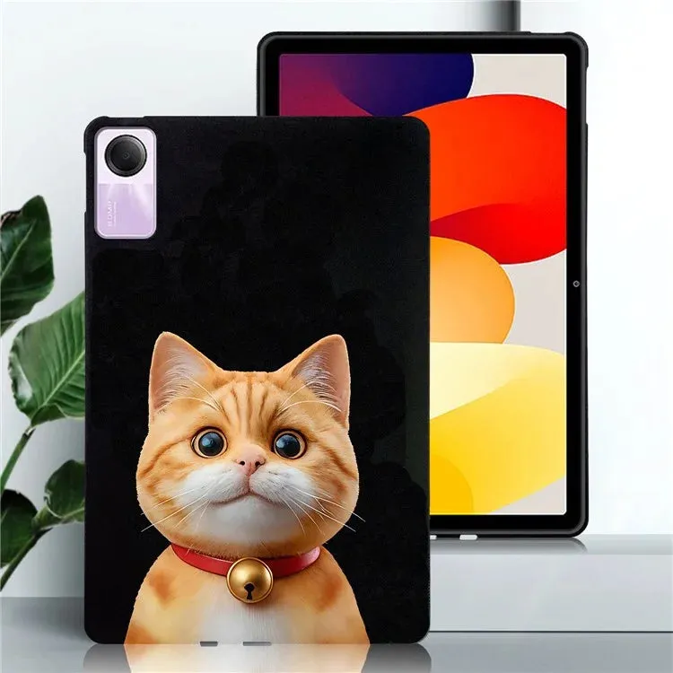 For Xiaomi Redmi Pad SE Case Pattern Printing Slim TPU Tablet Protective Cover