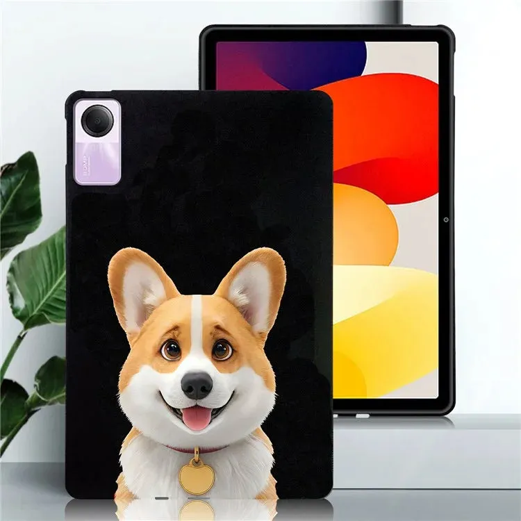 For Xiaomi Redmi Pad SE Case Pattern Printing Slim TPU Tablet Protective Cover