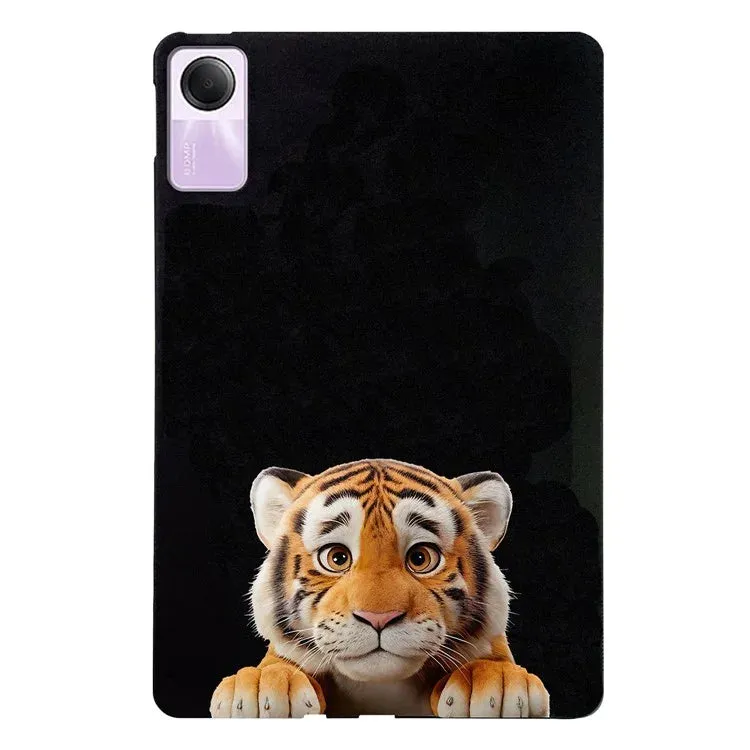 For Xiaomi Redmi Pad SE Case Pattern Printing Slim TPU Tablet Protective Cover