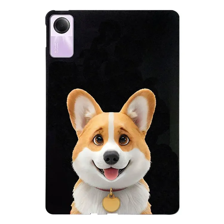 For Xiaomi Redmi Pad SE Case Pattern Printing Slim TPU Tablet Protective Cover