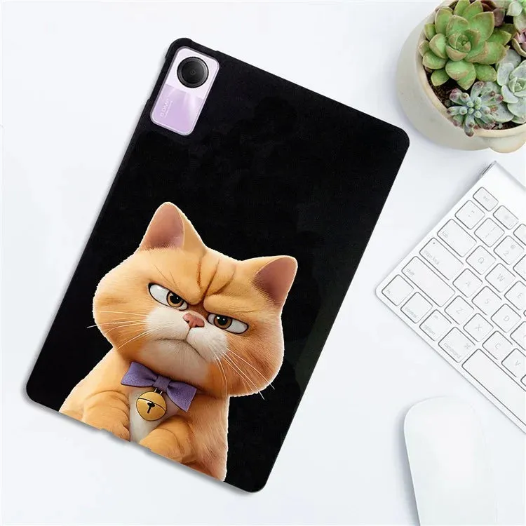 For Xiaomi Redmi Pad SE Case Pattern Printing Slim TPU Tablet Protective Cover
