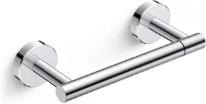 FORIOUS Chrome Toilet Paper Holder Wall Mount, Stainless Steel Rustproof Double Post Pivoting Tissue Roll Holder for Bathroom, Commercial Toilet Paper Dispenser (1, Chrome)