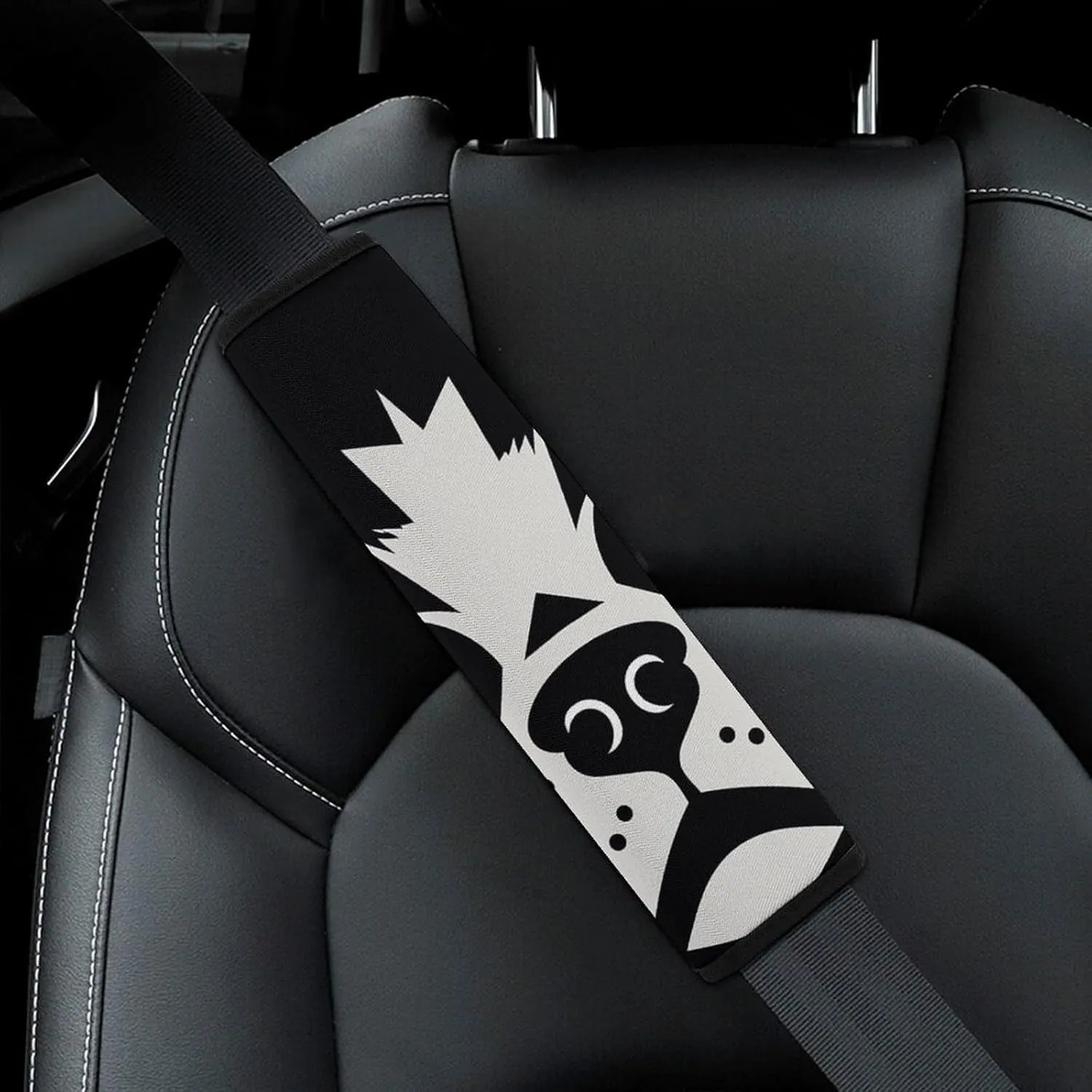 French Bulldog Auto Seat Belt Cover 2PCS Universal Car Seat Belt Shoulder Protector Pad, Protect Your Shoulders and Neck for Car Seat Belt, Shoulder Bag, Backpack