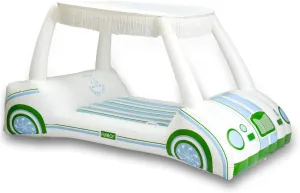 FUNBOY Giant Inflatable Country Club Golf Cart, Two Cup Holders, Removable Fringe Shade, Float for Summer Pool Party and Entertainment