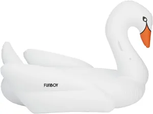 FUNBOY Giant Inflatable Swan Pool Float, Luxury Float for Summer Pool Parties and Entertainment