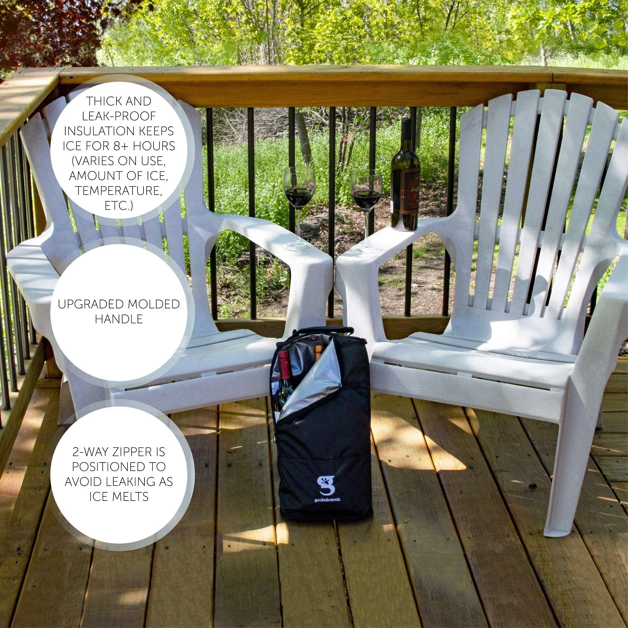 Geckobrands Verticool 9 Can Cooler