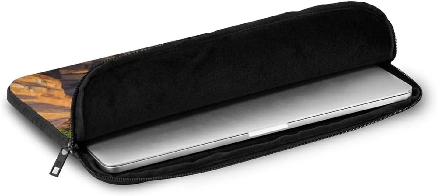 Glacier National Park Laptop Sleeve 12 inch Shockproof Protective Computer Carrying Cover Water Resistant Computer Bag Laptop Case Briefcase Handbags Portable Laptop Bag Gifts for Men Women
