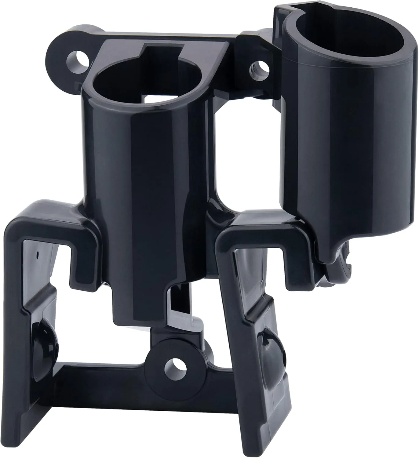 Glad Hand Holder, Dazakoot 2 Plugs and 2 Gladhand Holder for Semi Truck, Air Brake Coiled and Electric Power Cable Organizer Bracket - Black