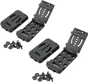 GLBSUNION Tactical Belt Clips (1 Pack/2 Pack/4 Pack Alternative), Universal Utility EDC Belt Clip Outdoor Loops Camping Knife Blade Lock Large with Hardware for Holsters or Mag Pouches Sheath Tools