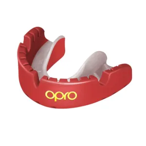 Gold Braces Mouthguard Red